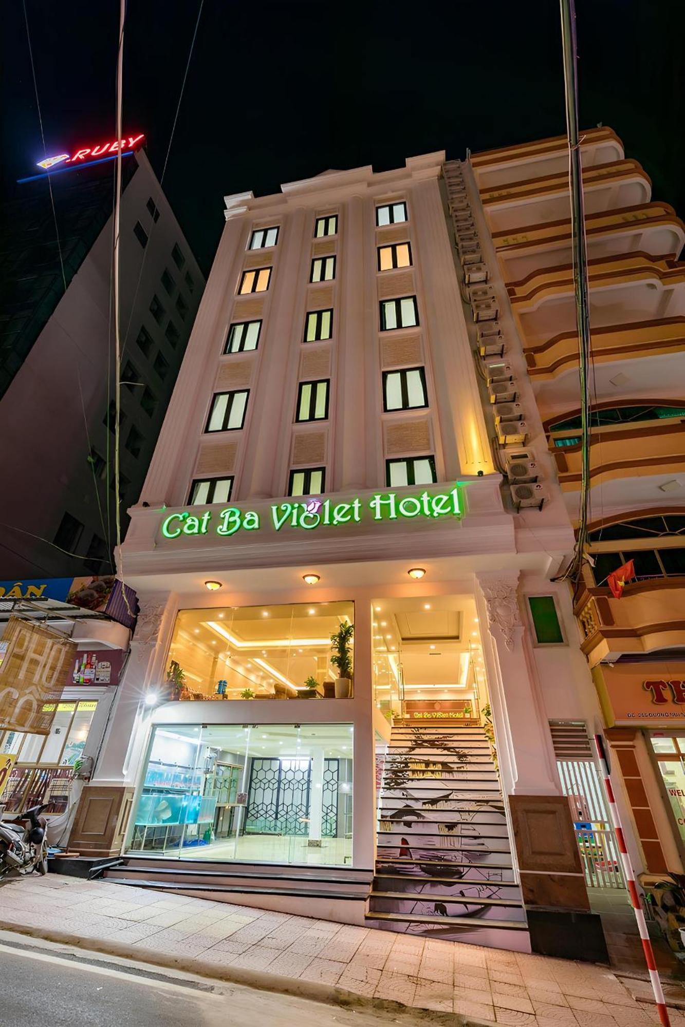 Cat Ba Violet Hotel Chan Chau Zewnętrze zdjęcie