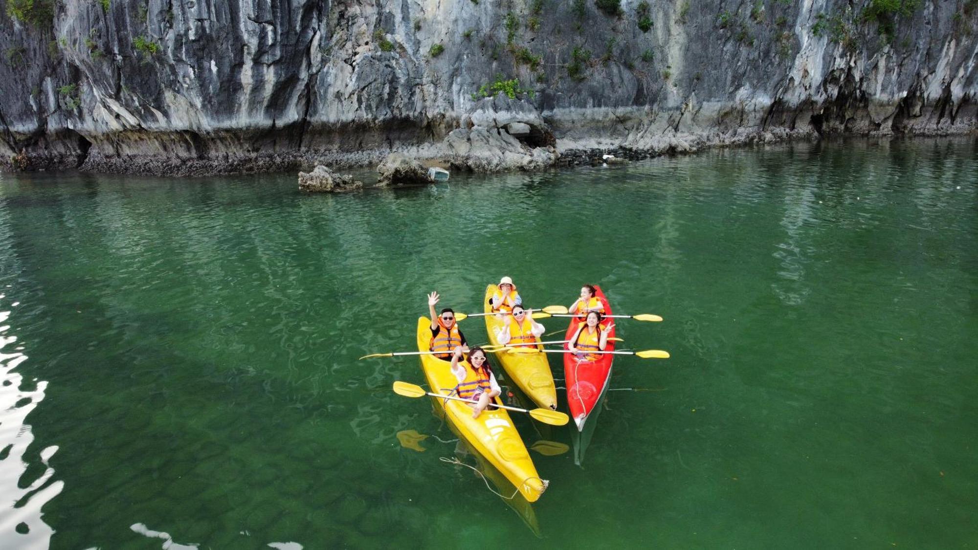 Cat Ba Violet Hotel Chan Chau Zewnętrze zdjęcie
